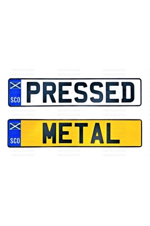 Metal Number Plates | Scotland