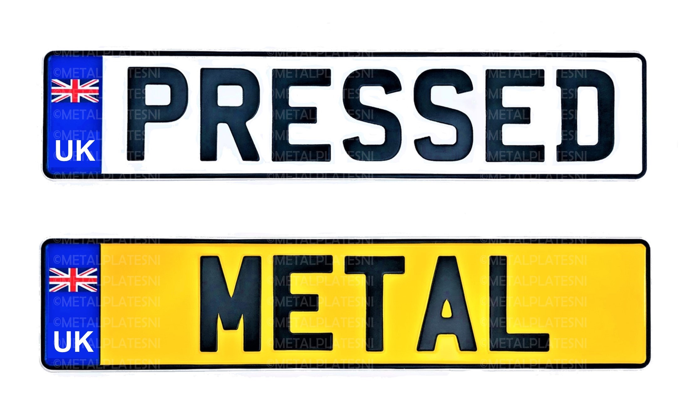 Metal Number Plates | UK